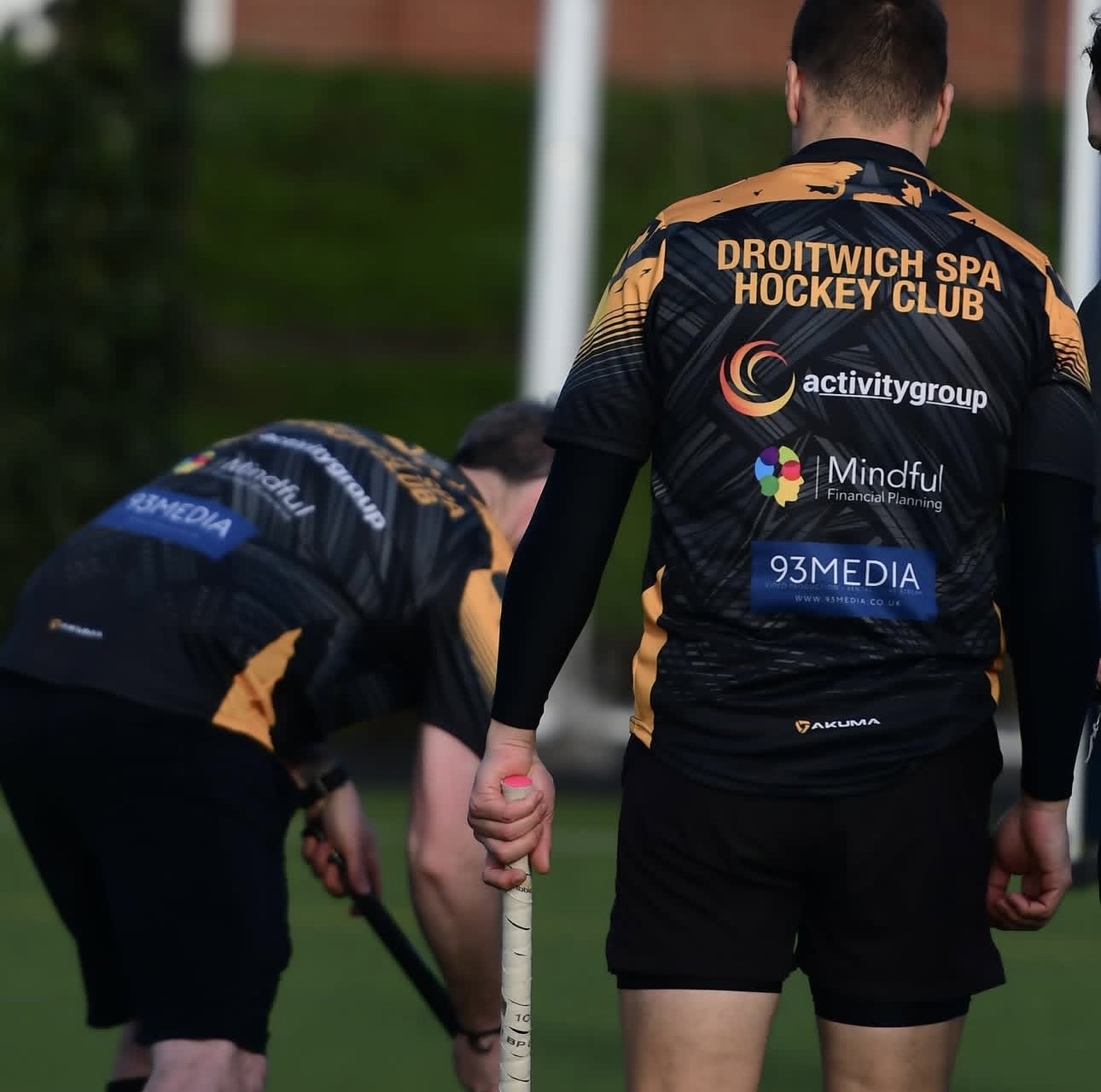 Droitwich Spa Hockey Club Team Photo featuring 93MEDIA sponsorship